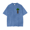 AUTONOMOUS TREE OF LIFE Acid Wash Oversize T-Shirt
