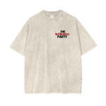 ABORIGINAL WALLSTREET Acid Wash Oversize T-Shirt