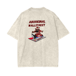 ABORIGINAL WALLSTREET Acid Wash Oversize T-Shirt