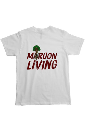 MAROON LIVING   (EXCLUSIVE) Heavyweight T Shirt
