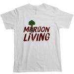 MAROON LIVING   (EXCLUSIVE) Heavyweight T Shirt